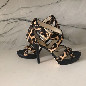 MK Michael Kors Animal Print Sandal